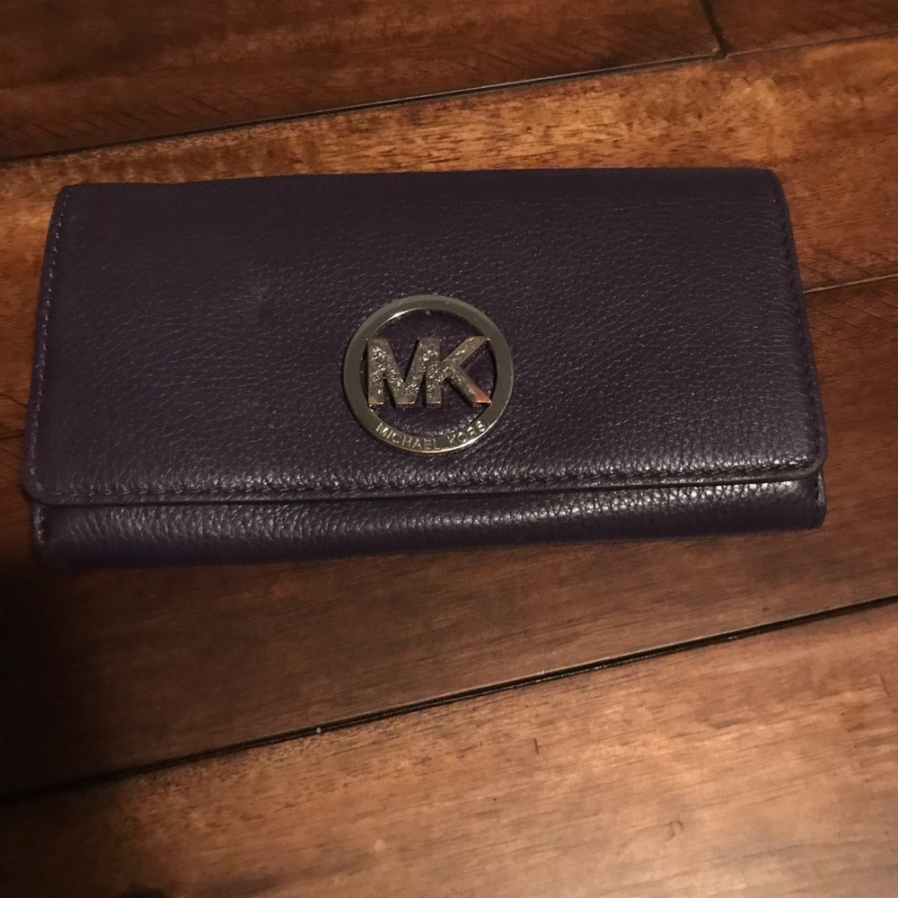 Michael Kors Purple Wallet